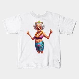 Summer Grandma #3 Kids T-Shirt